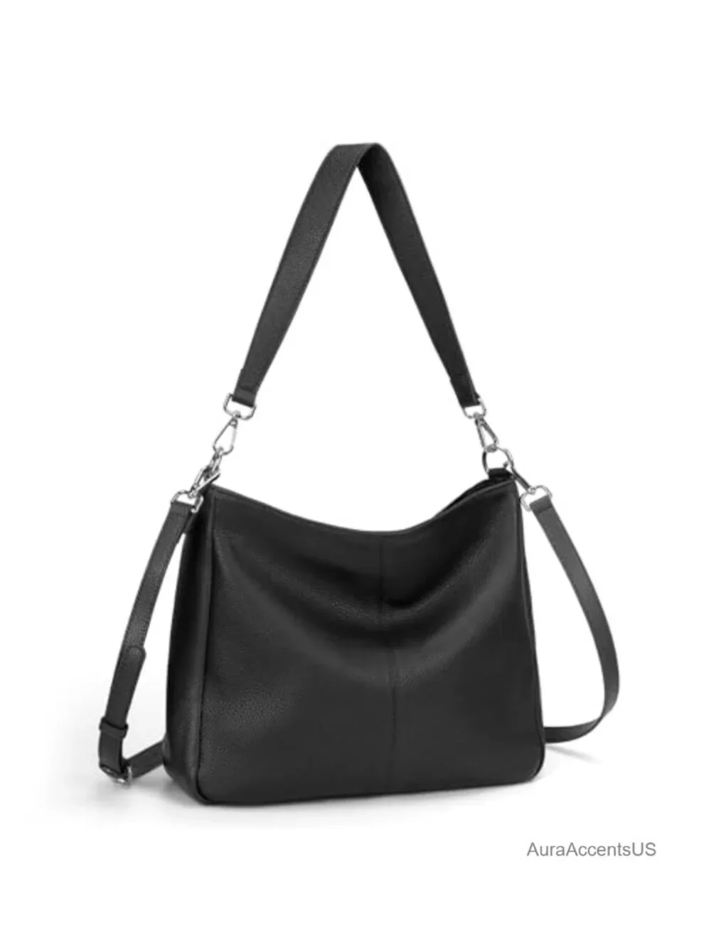 Genuine Leather Hobo Bag Crossbody Shoulder Purse Women Soft Full Grain